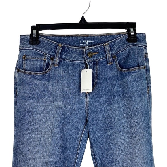 NWT Loft Jeans Modern Flare Ann Taylor Size 25l Long or Size 2 Medium Wash Blue - Picture 4 of 10
